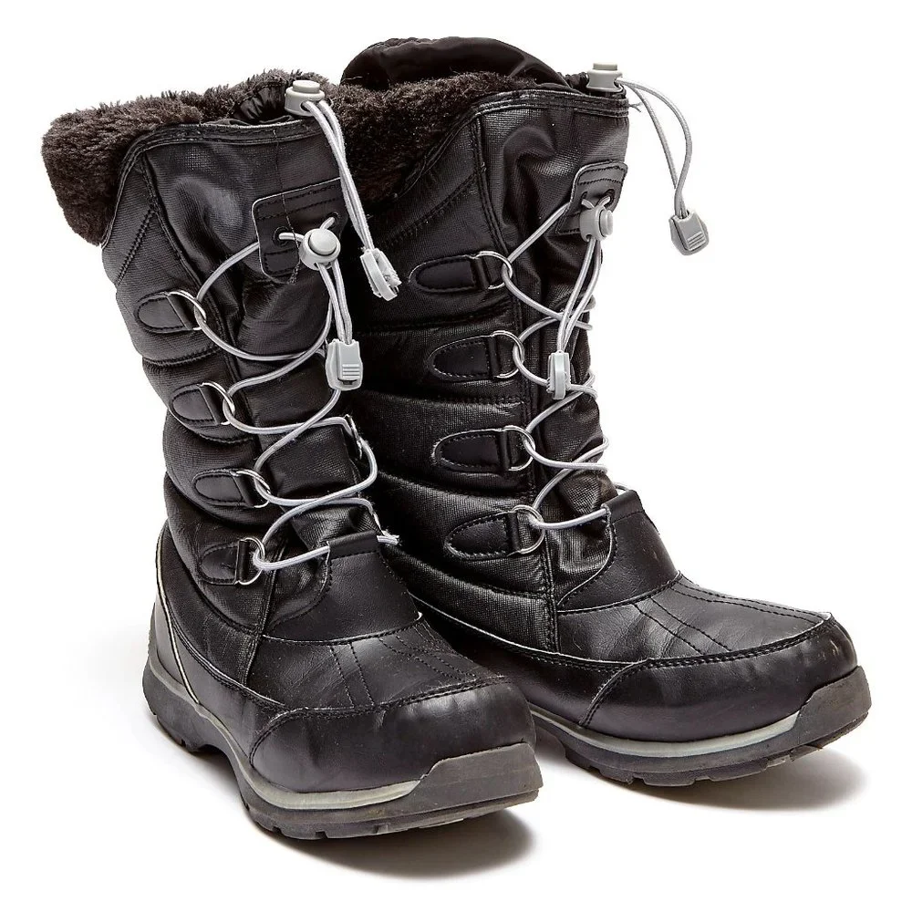 Lands' End Insulated Winter Snow Boots Size 4 excellent condition